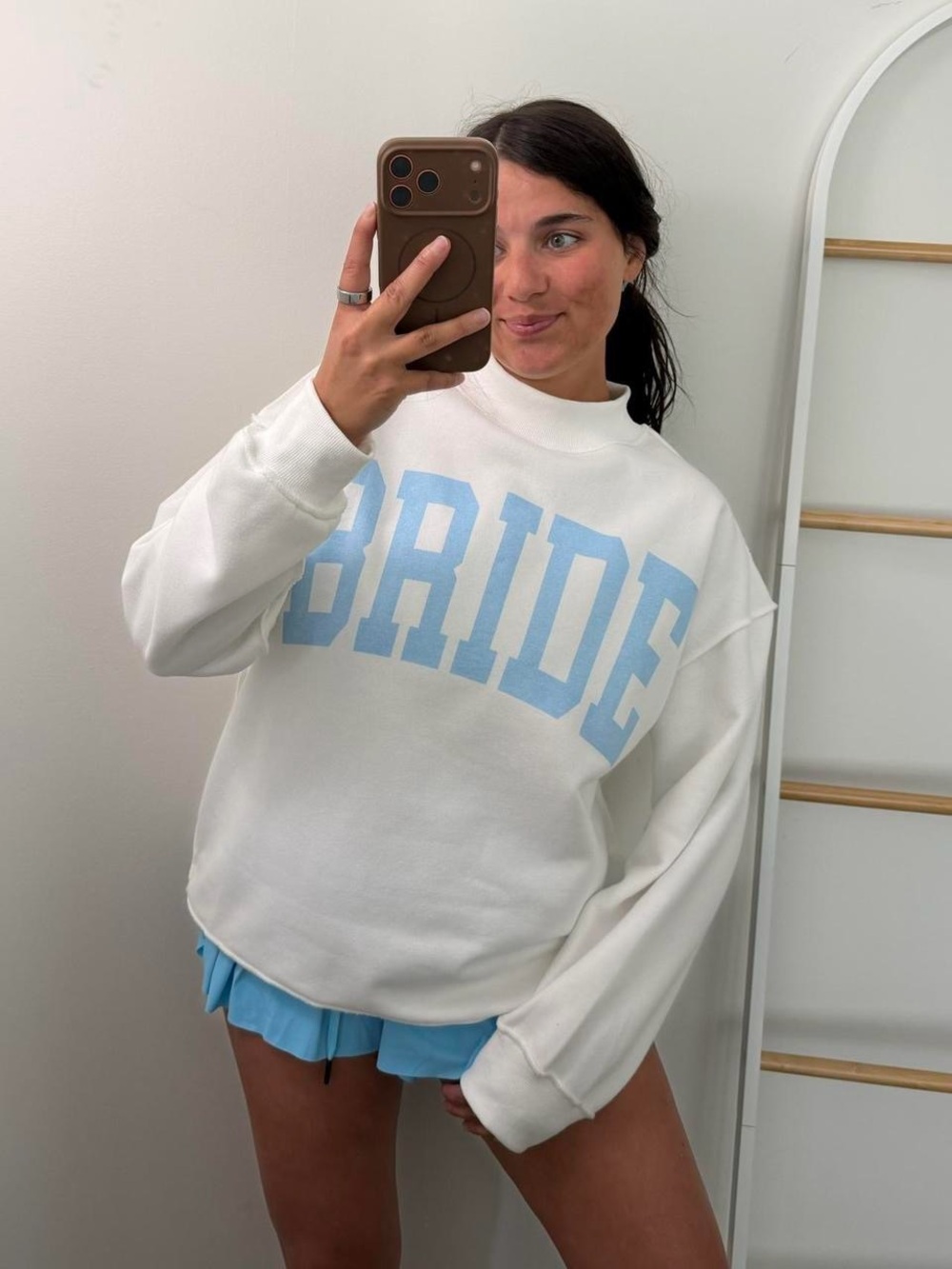 Reversible Bride/Fiancé Mockneck